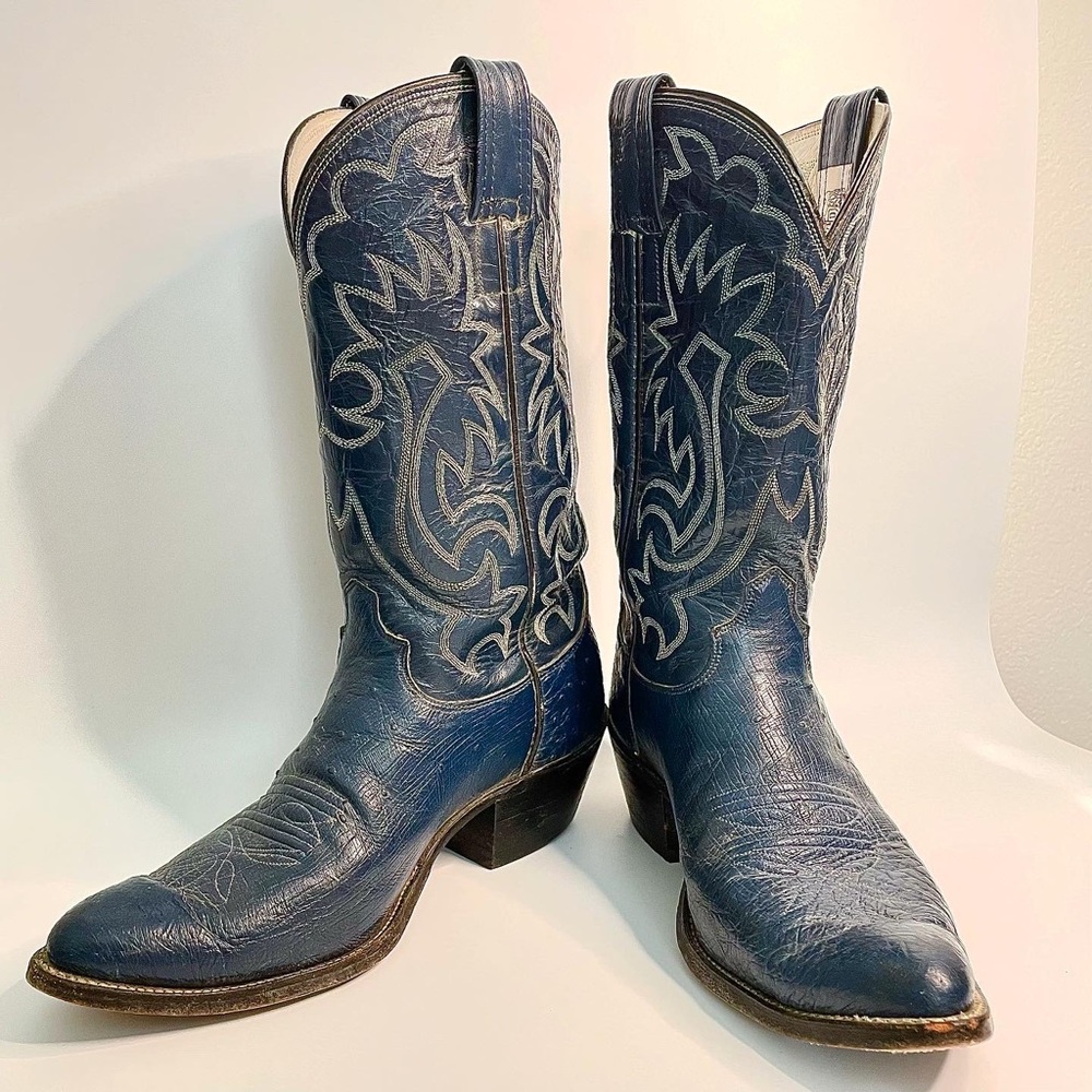 Blue Olathe boots